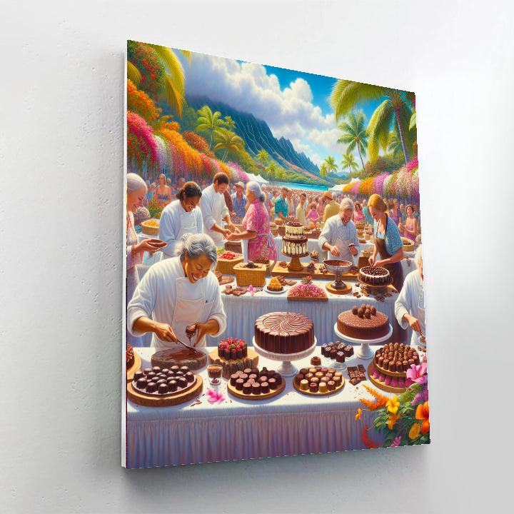 Kauai Chocolate Festival - Kauai, Hawaii, Usa Paint By Numbers Kits
