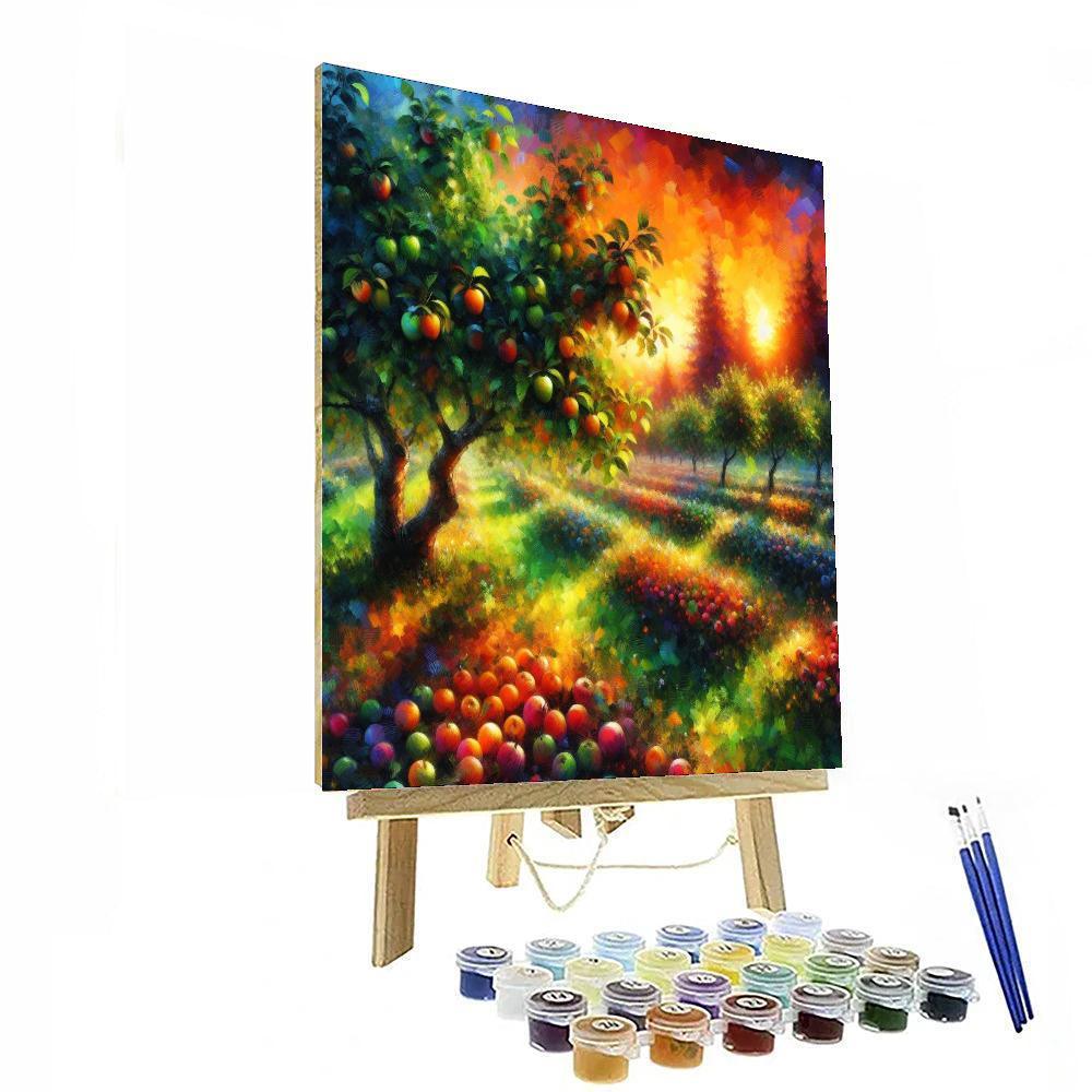 Blissful Orchard Retreat DIY Paint By Numbers
