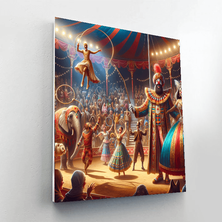 The International Circus Festival - Monte Carlo, Monaco Paint By Numbers Kits