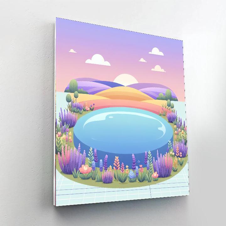 Lavender Lake Legends Paint By Numbers