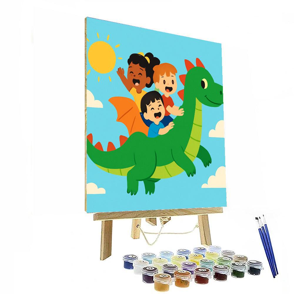 Fantasy Flight Dragon Ride Paint By Number