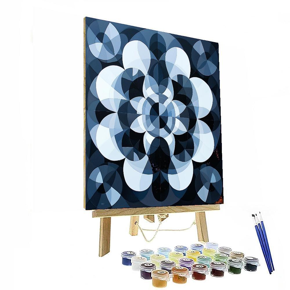 M.C. Escher Inspired Symmetrical Worlds  Numbered Painting Kits