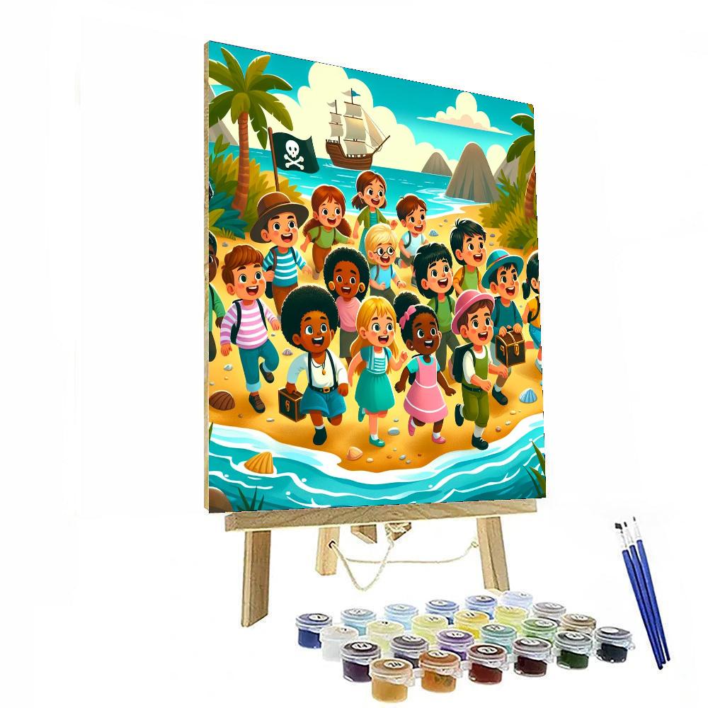 Adventurous Island Journey Paint By Number