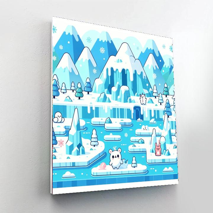 Ice Kingdom Expedition Numbered Painting Kits