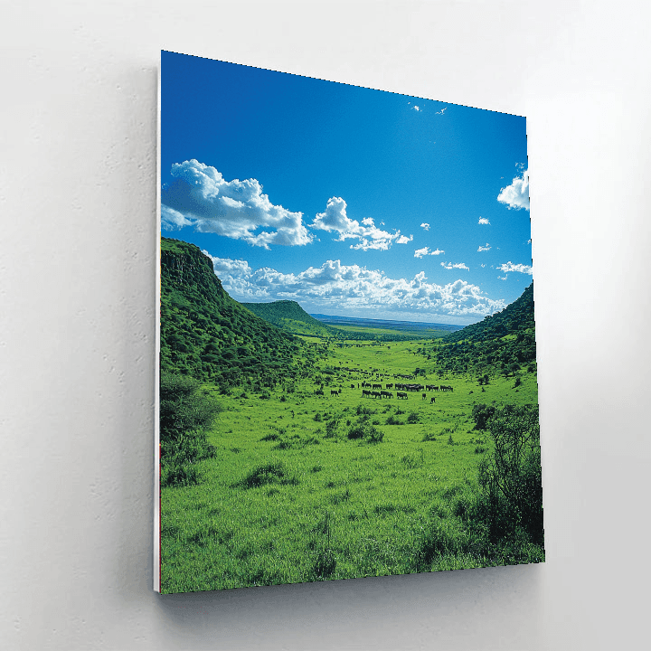 Ngorongoro Crater - Tanzania Number Painting