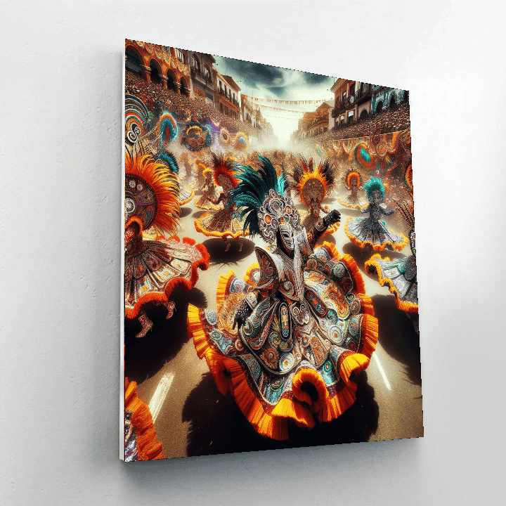 Canaval De Oruro - Bolivia Numbered Painting Kits