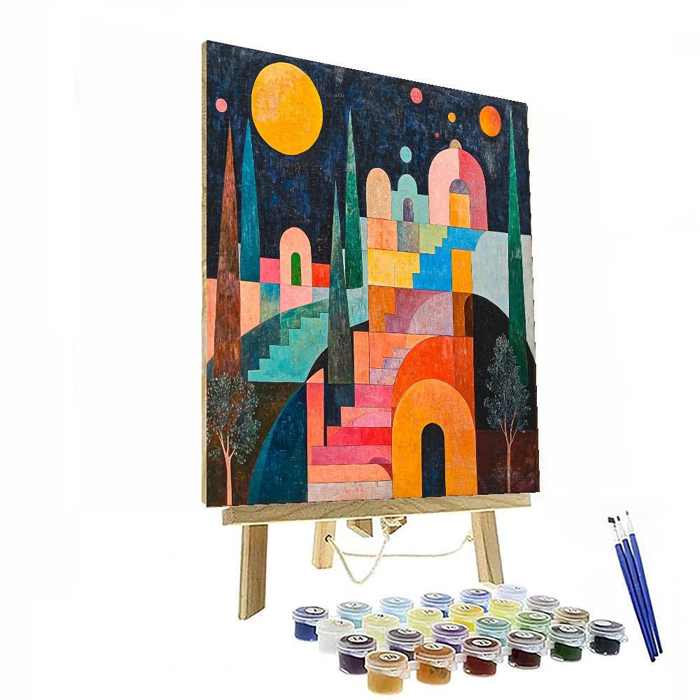 Paul Klee Inspired Fantasies In Color  Numbered Painting Kits
