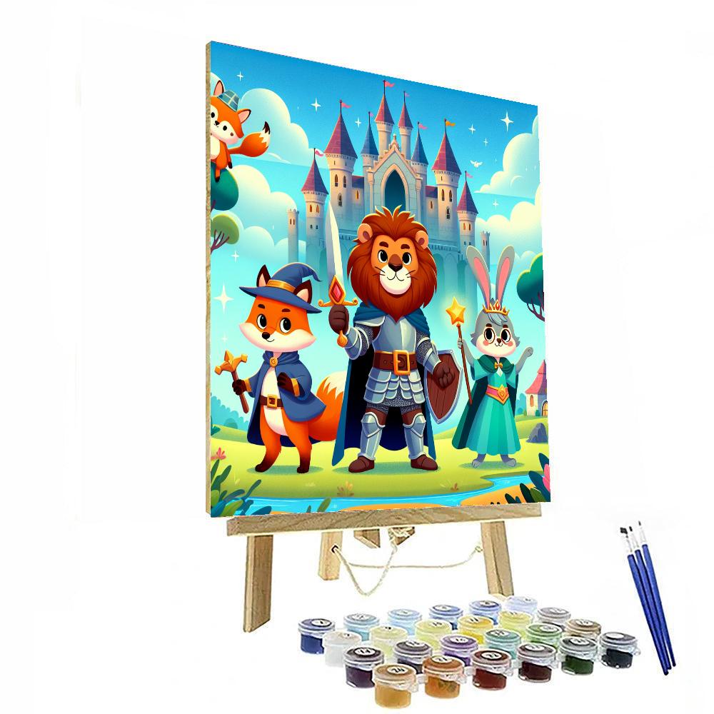 Fantasy Animal Adventures Painting Number Kit