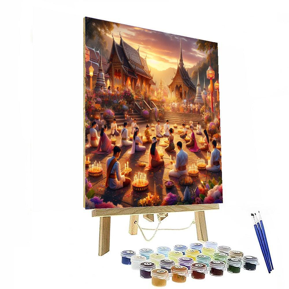Wesak - Thailand Paint By Numbers Kits