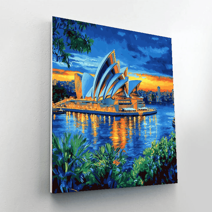 The Sydney Opera House Numbered Painting Kits