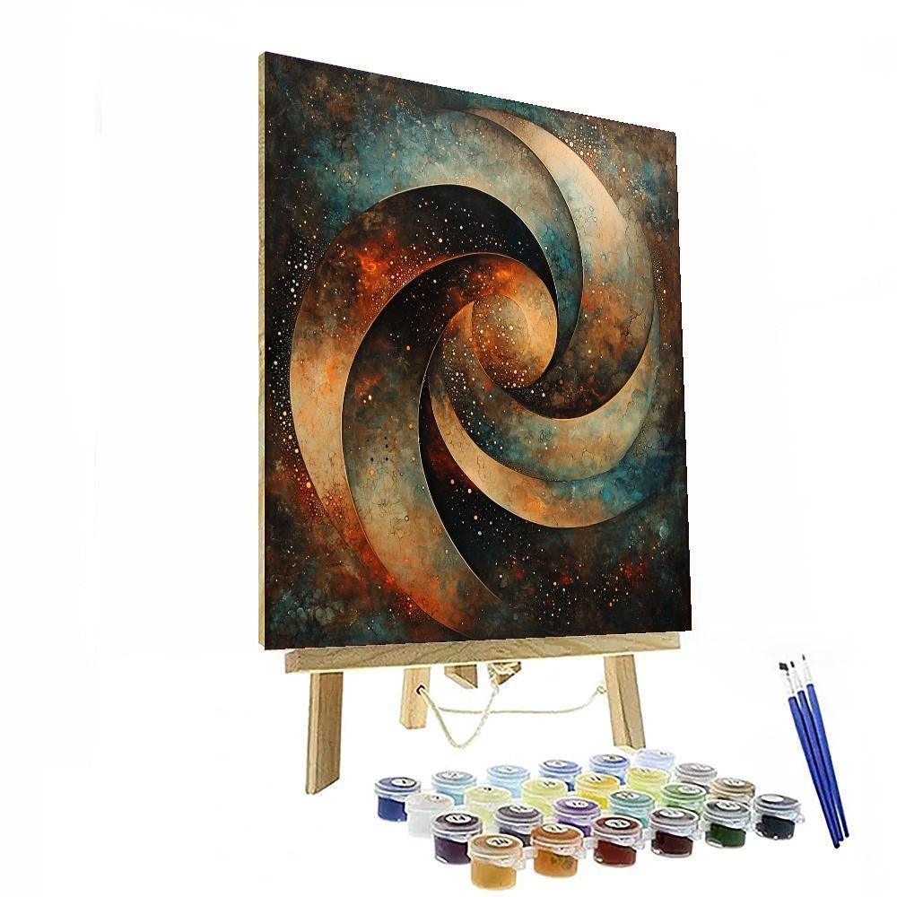 Nandalal Bose Inspired Celestial Rhythm In Nature  Painting Number Kit