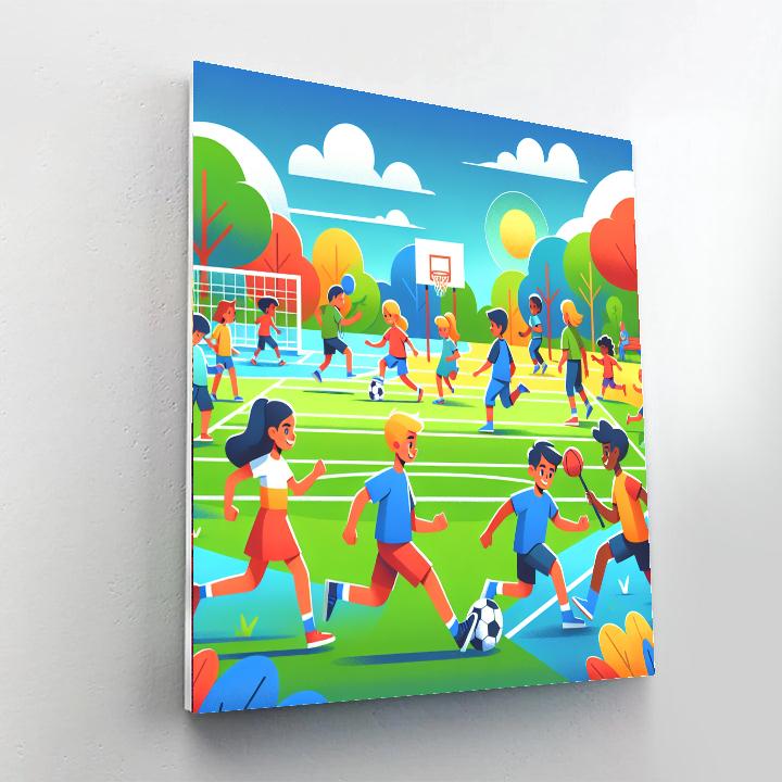Sports Fun Fest Paint By Numbers Kits