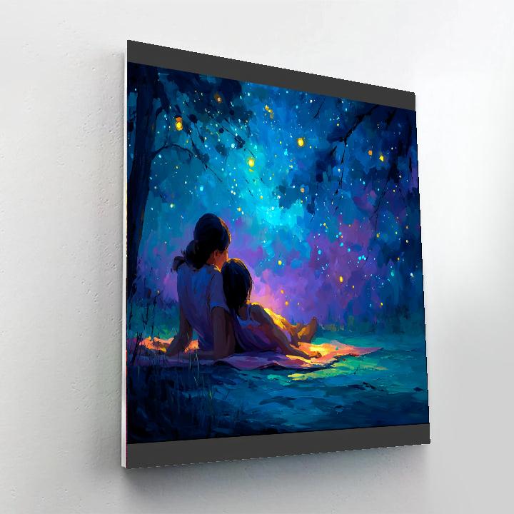 Stars Of Love Paint By Color