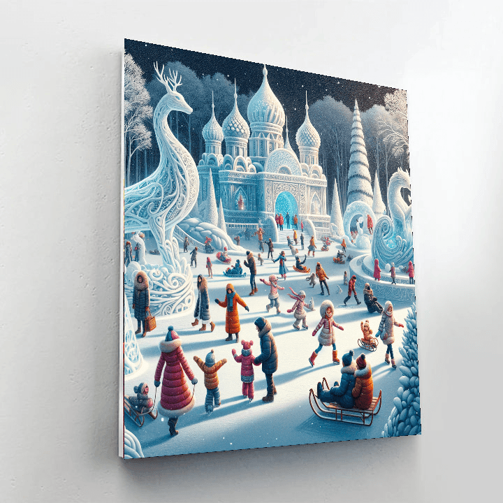 Sapporo Snow Festival - Sapporo Paint By Color