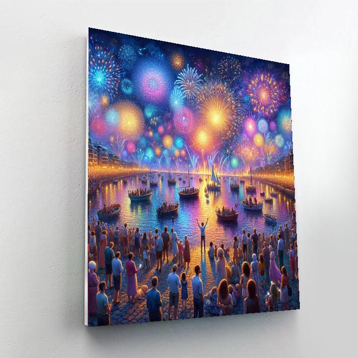 Malta International Fireworks Festival - Malta DIY Paint By Numbers