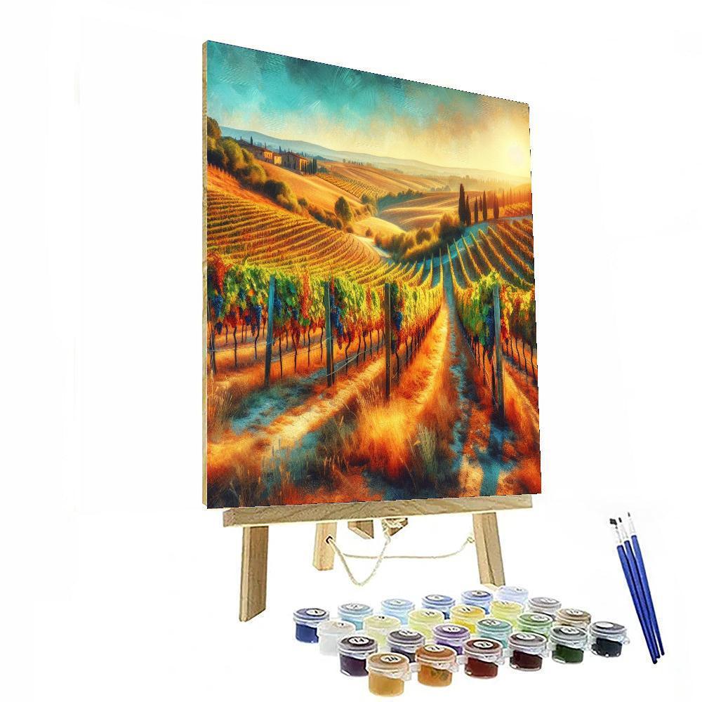 Tuscan Countryside Bliss DIY Paint By Numbers