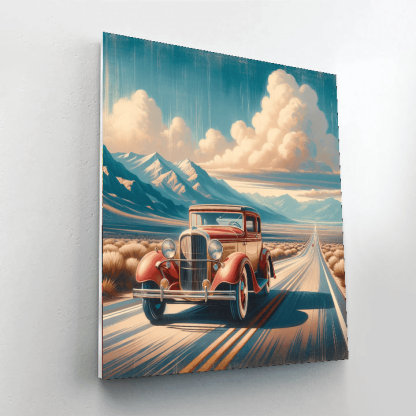 Vintage Travel Adventure Paint By Number