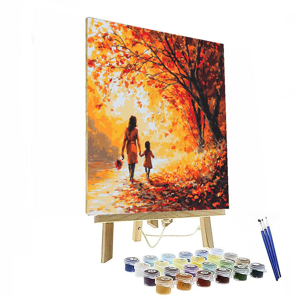 Beneath The Autumn Leaves Numbered Painting Kits