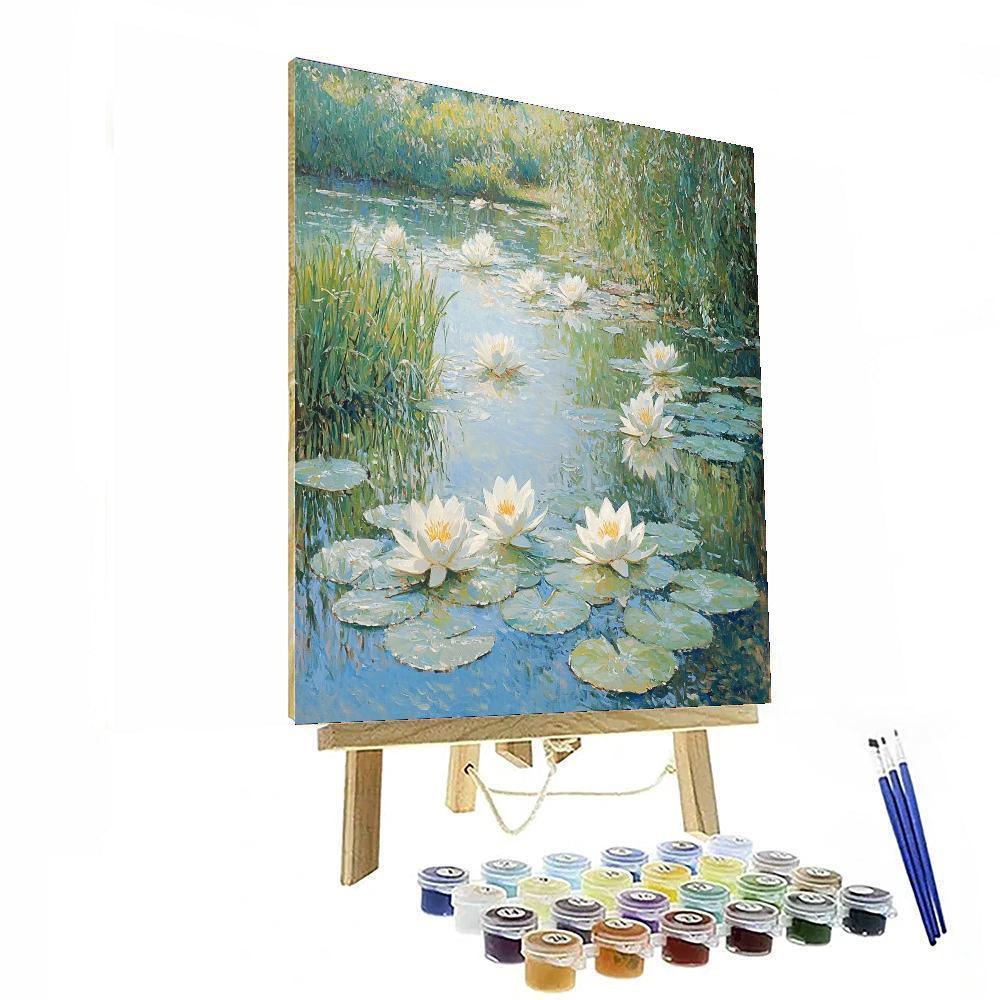 Claude Monet Inspired Monet's Serenity  DIY Paint By Numbers
