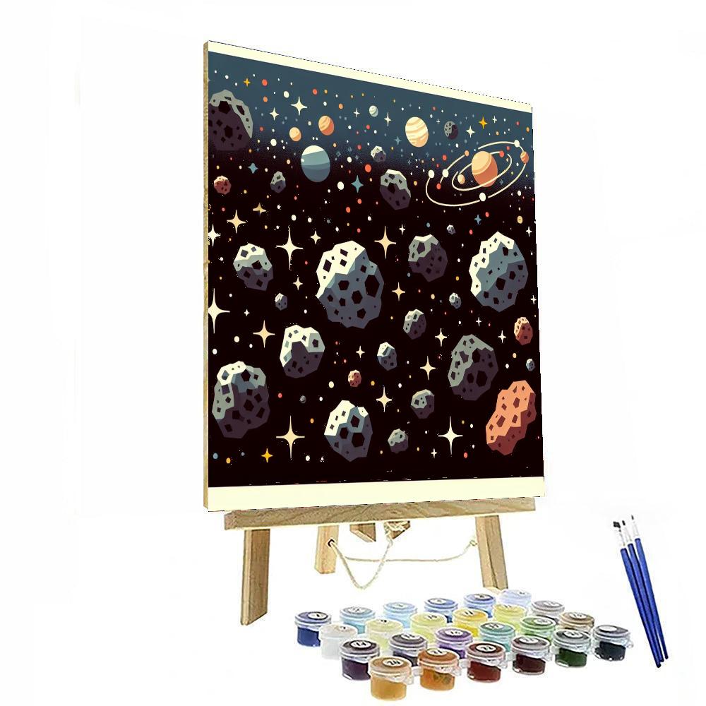 Astounding Asteroids Numbered Painting Kits