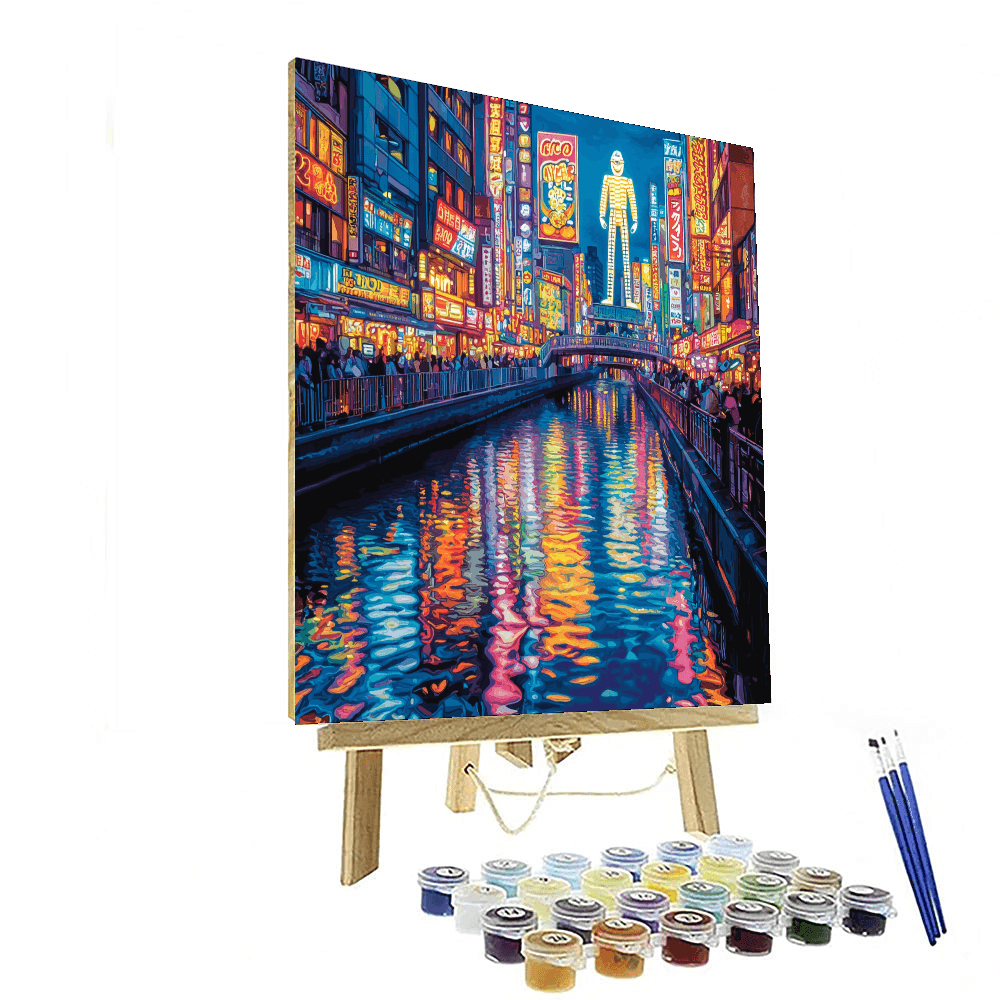 Dotonbori District Paint By Numbers