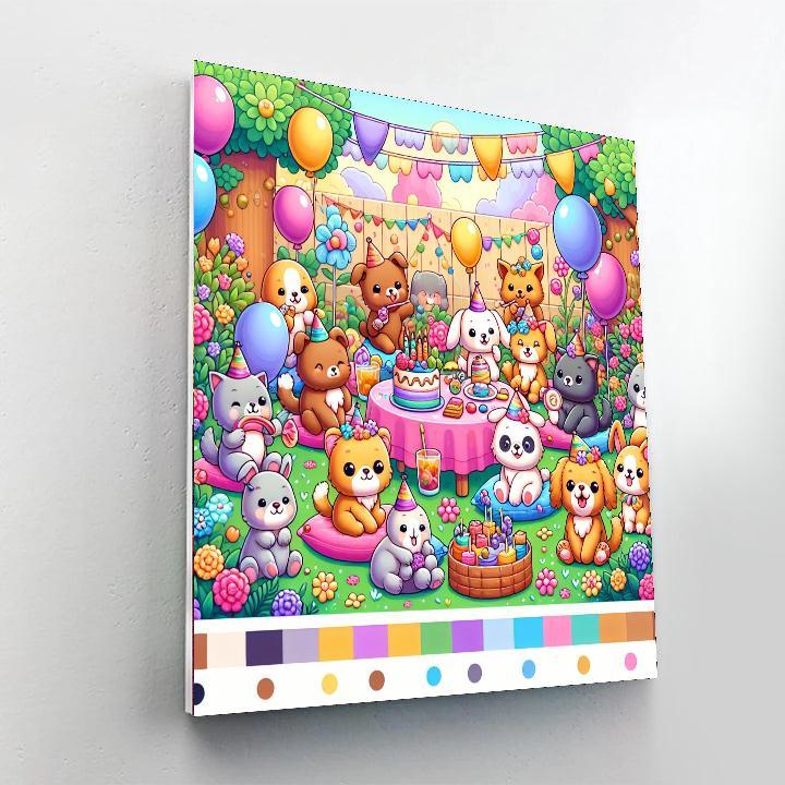 Cuddle Puddle Party Paint By Number