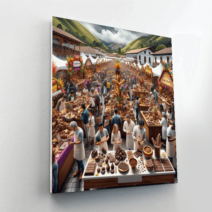 The Chocolate Festival - Ecuador Number Painting