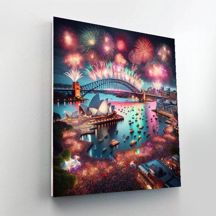 New Year Festival - Sydney, Australia Paint By Numbers Art