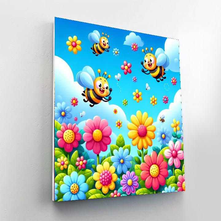 Fantastic Flower World Painting Number Kit