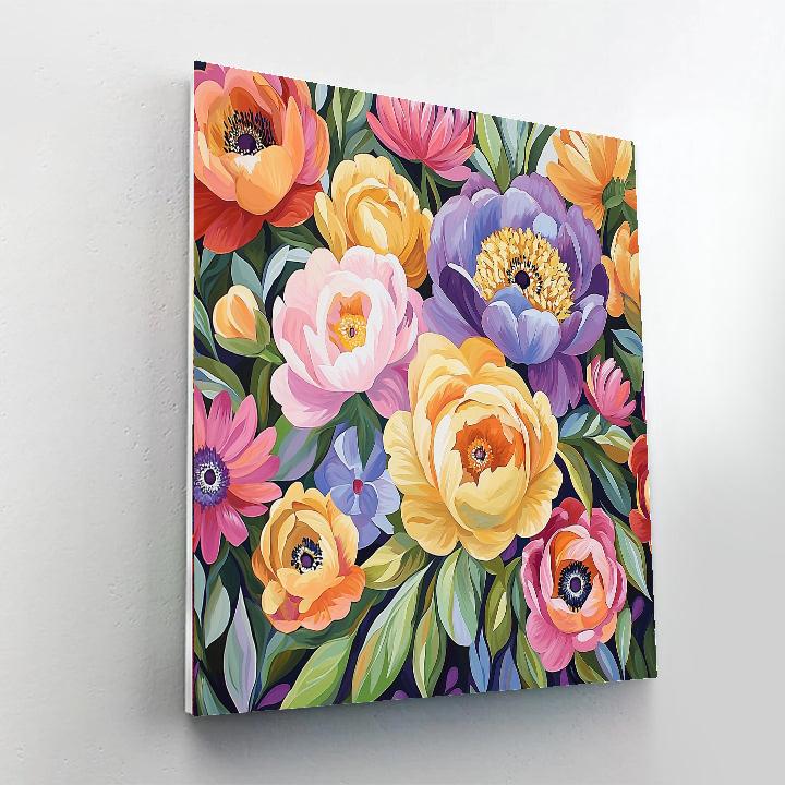 Georgia O'Keeffe Inspired Flowers Of Hope  Paint By Numbers Kits