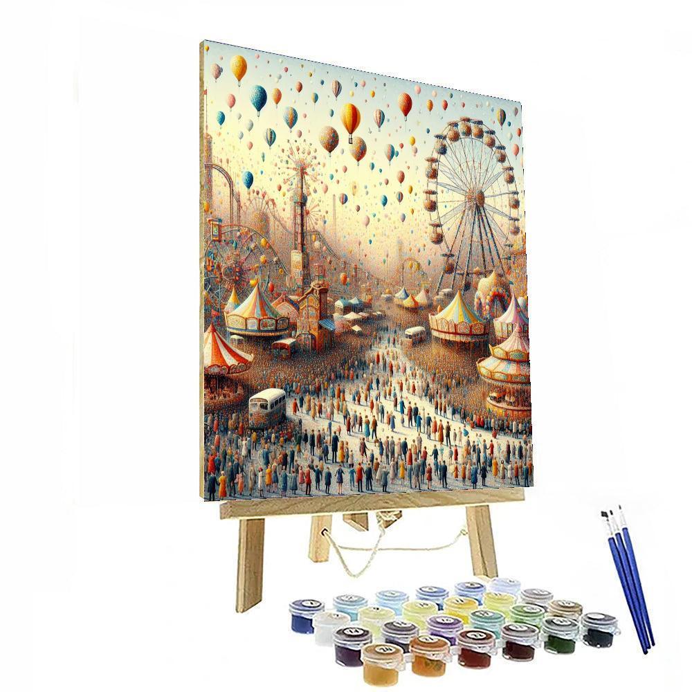 Nostalgic Childhood Fair Paint By Numbers