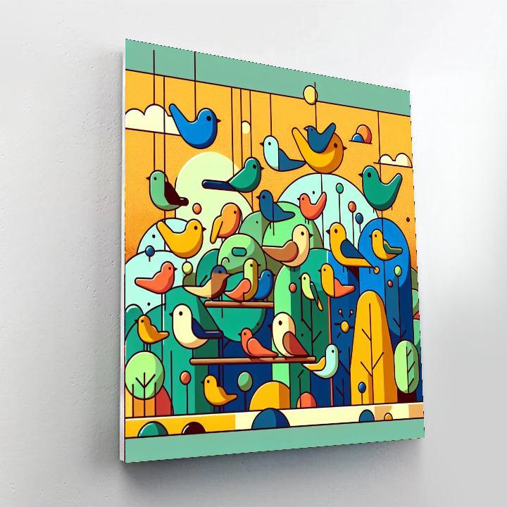 Brilliant Bird Bonanza Numbered Painting Kits