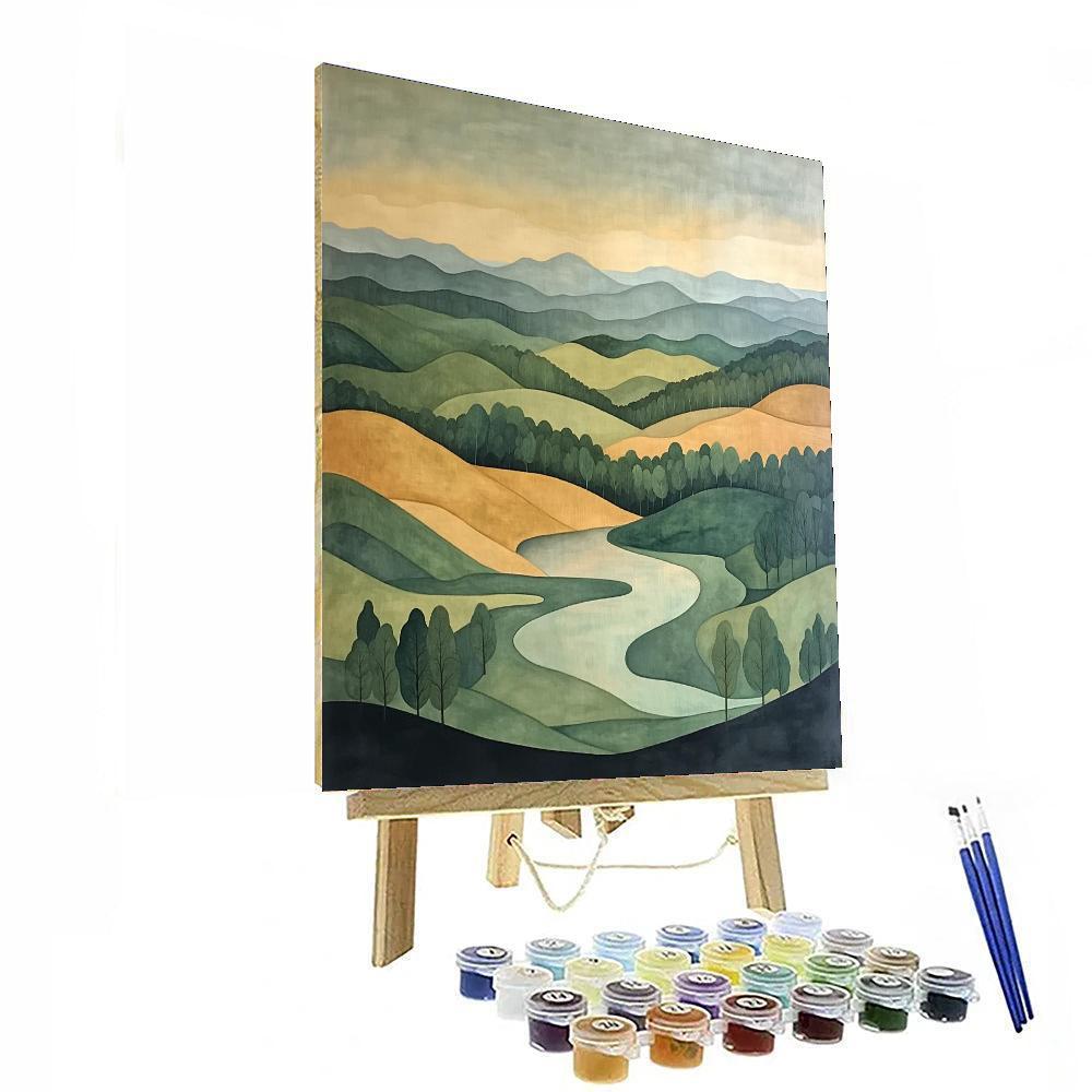 Nandalal Bose Inspired Nature's Cadence  Paint By Numbers