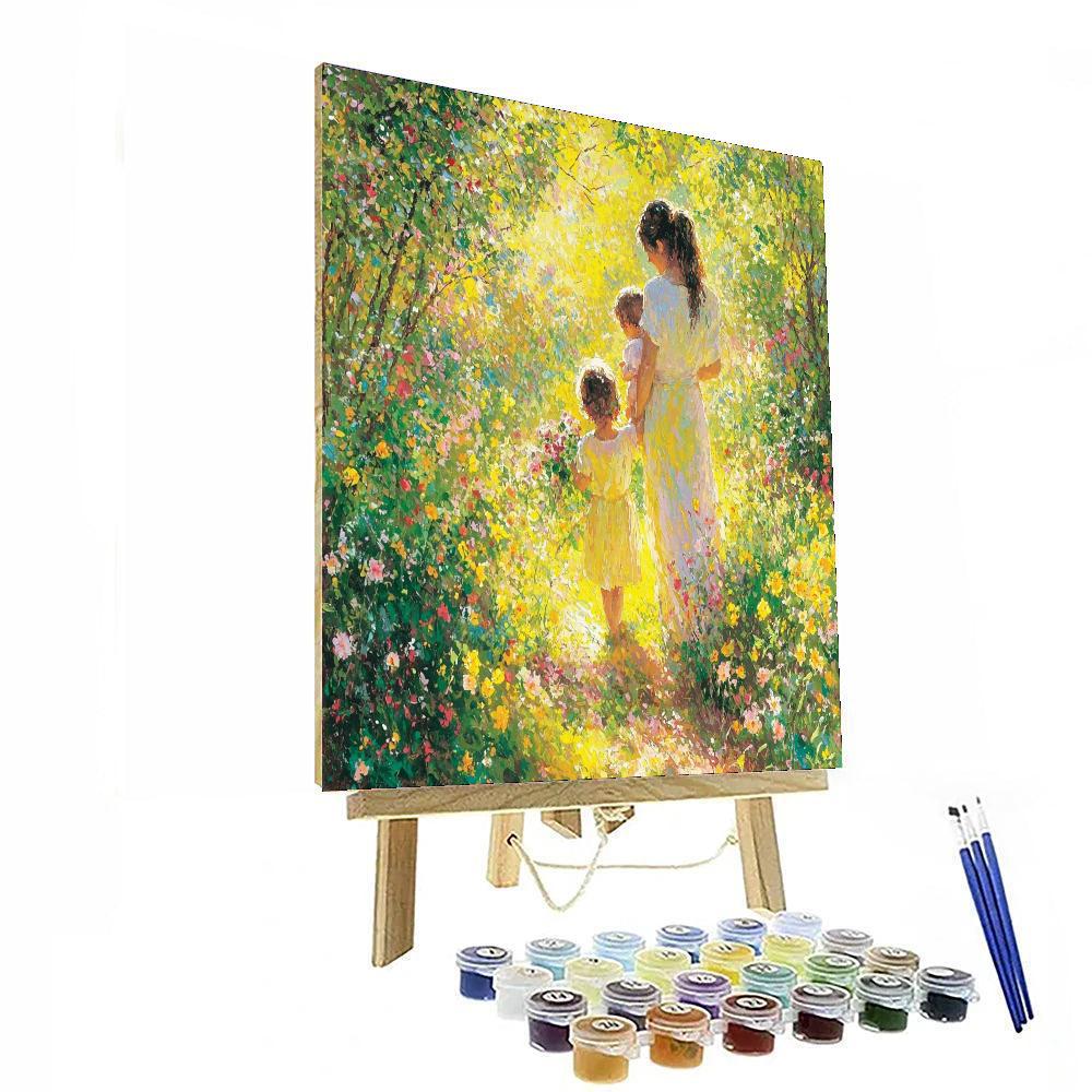 Sunlit Garden Of Joy Paint By Numbers Kits