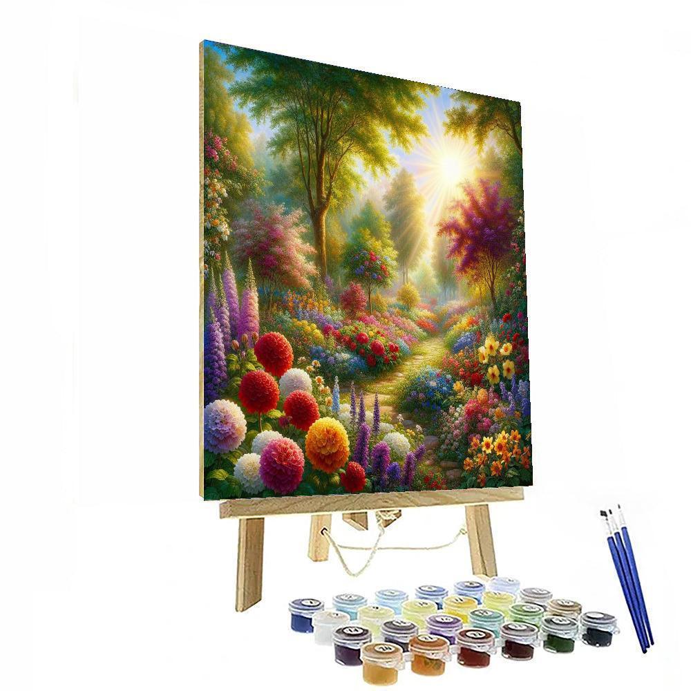 Radiant Flower Symphony DIY Paint By Numbers