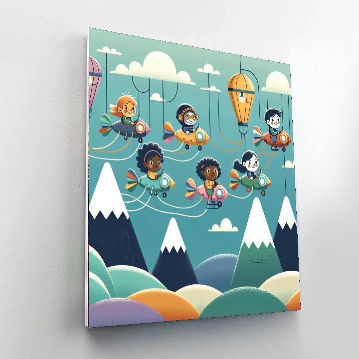 Sky Adventure Quest Paint By Color