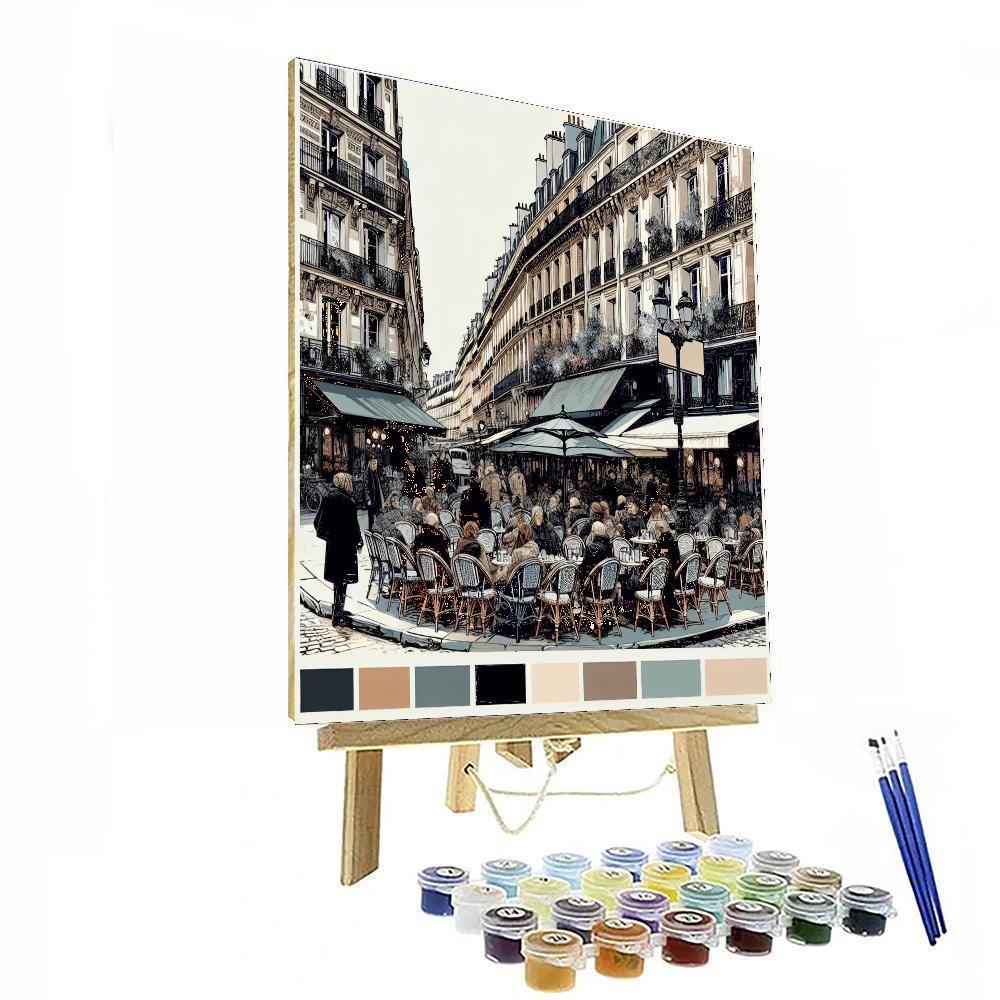 Café Parisienne Ambiance Paint By Color