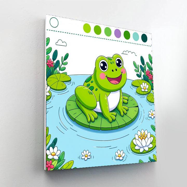 Whimsical Frog Paint By Numbers Kits