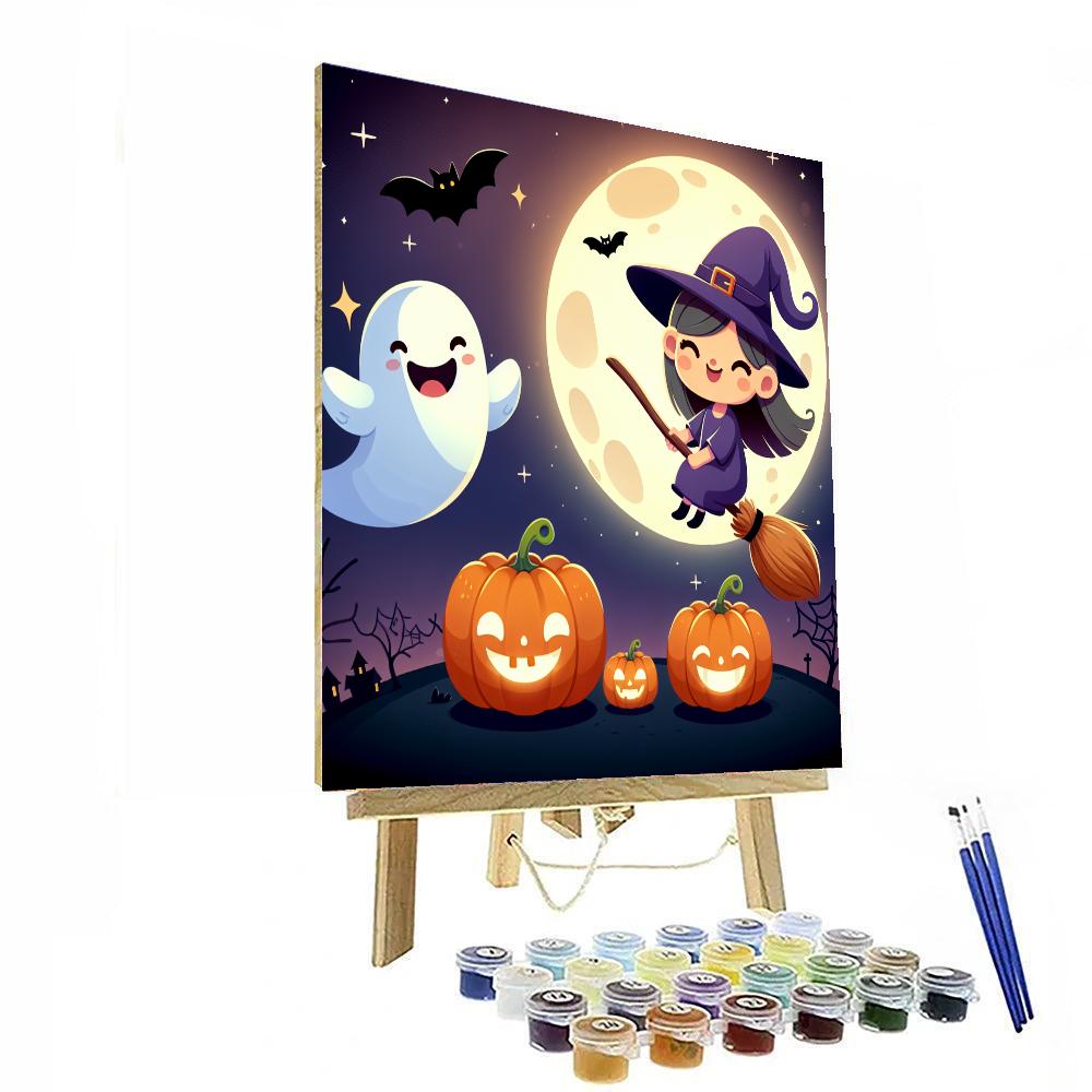 Silly Halloween Characters Paint By Numbers Kits