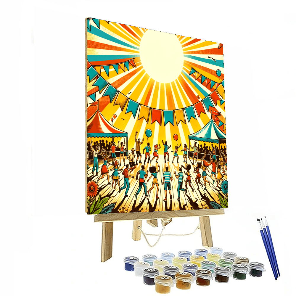 Summer Festival Painting By Numbers Kit