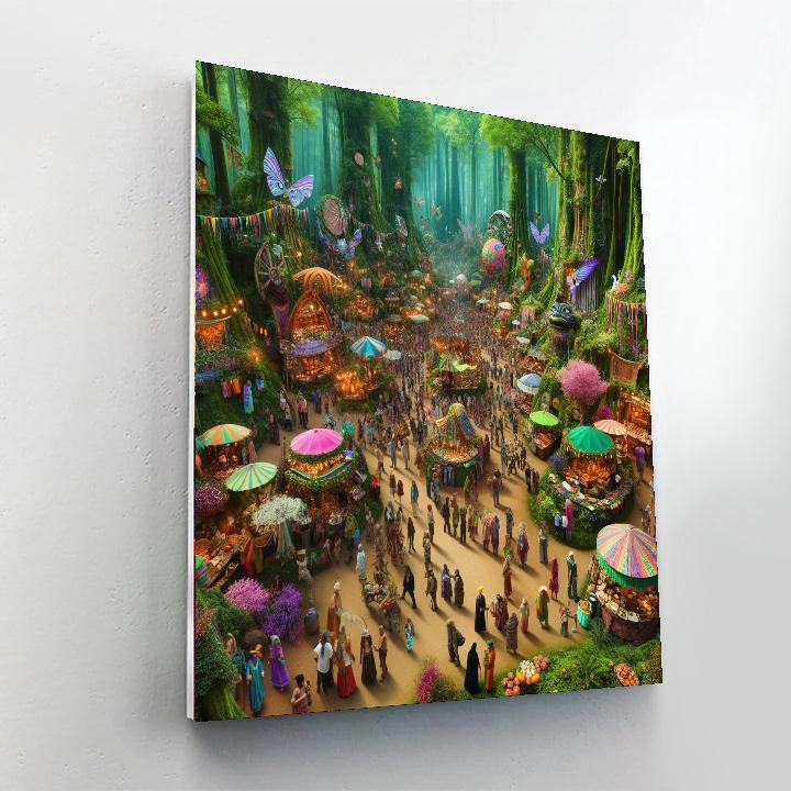 The Oregon Country Fair Number Painting