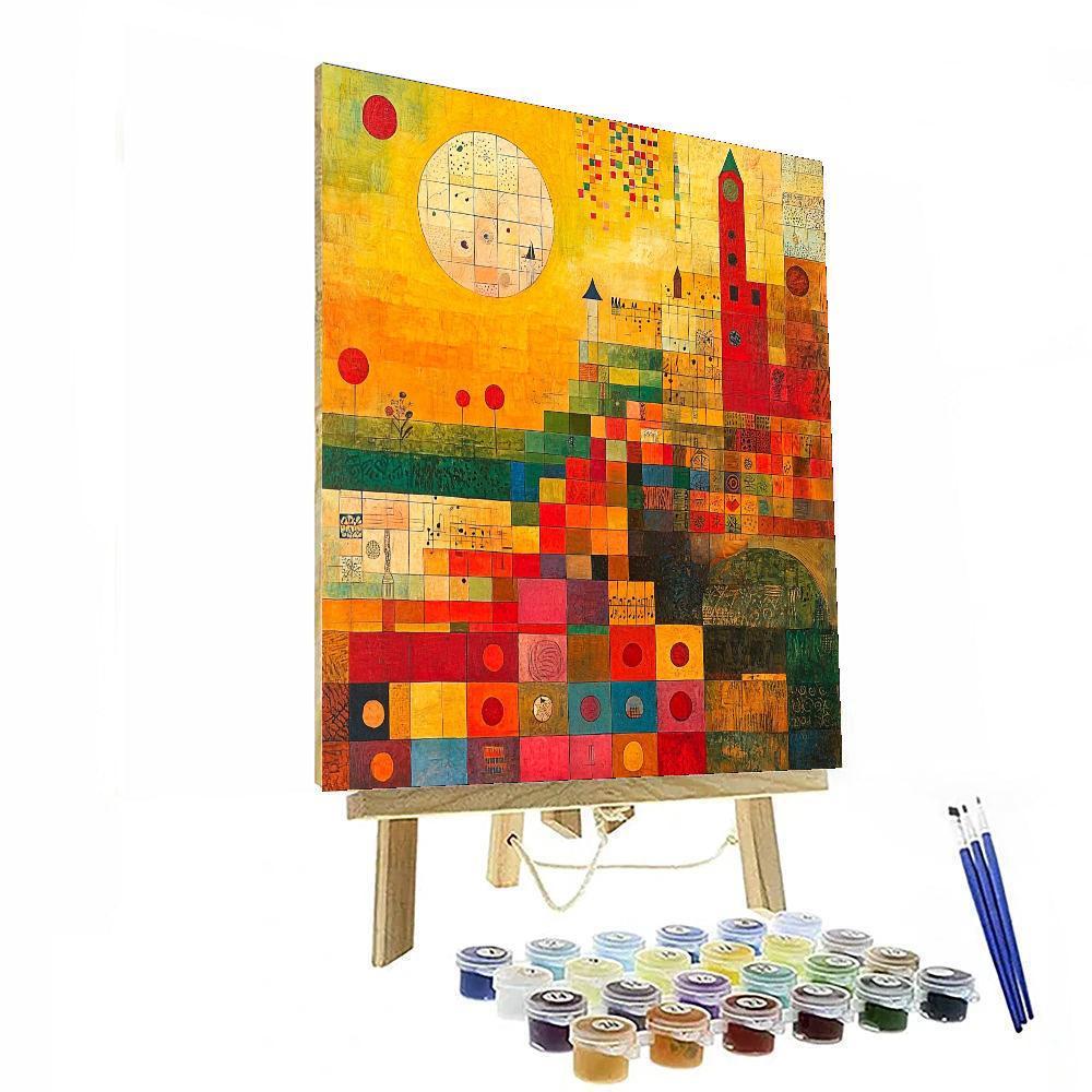 Paul Klee Inspired Melody Of Color  Paint By Number