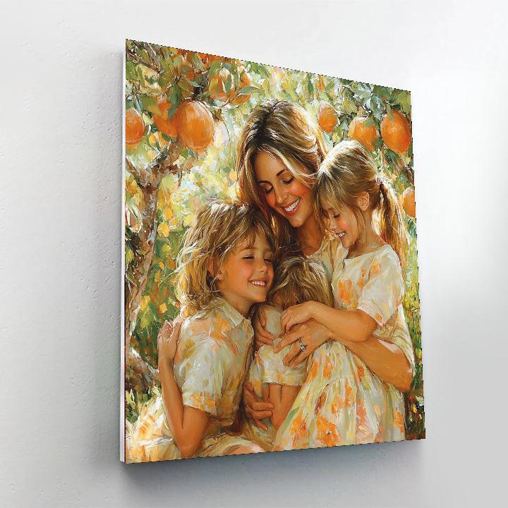 Heart Of The Family Number Painting