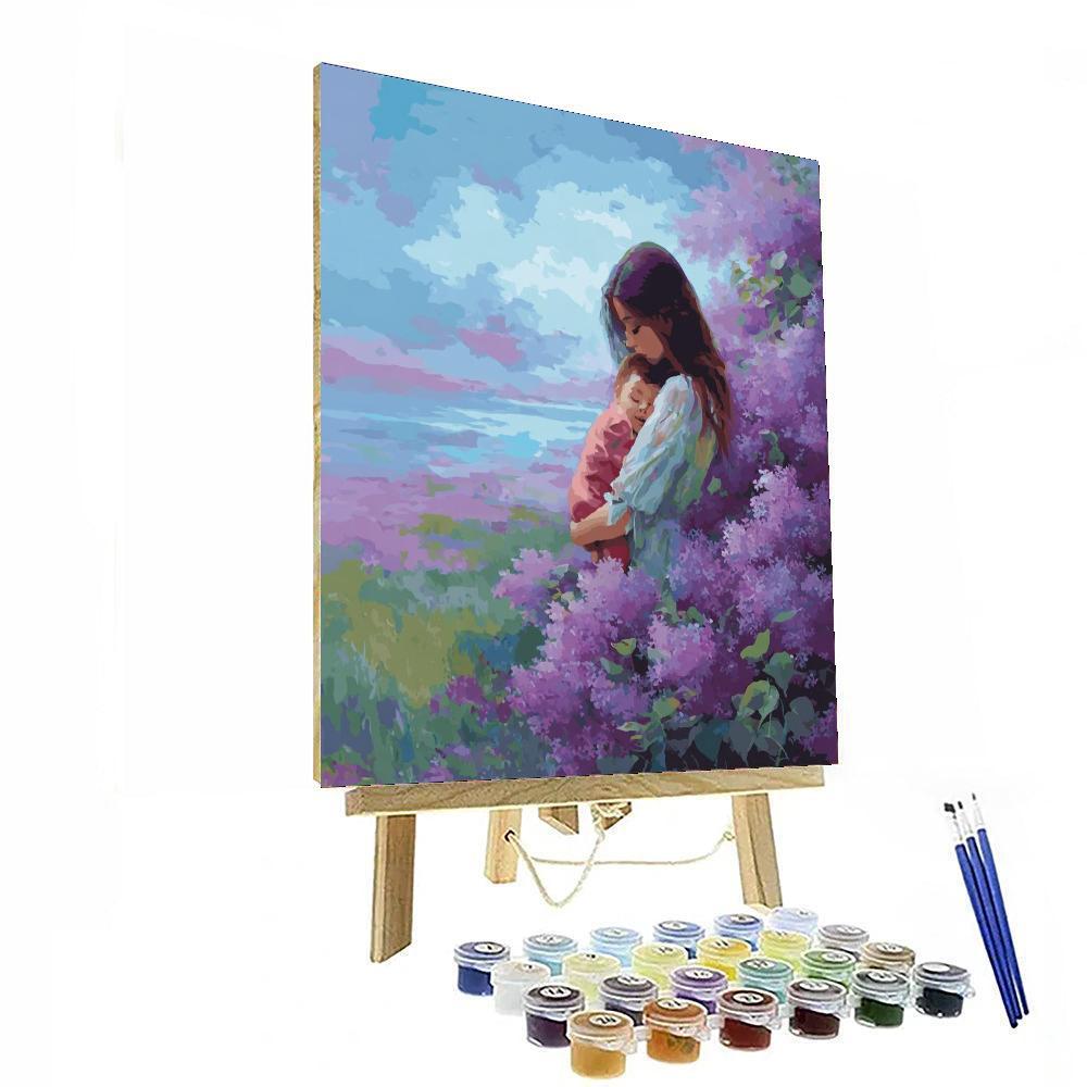 Lullabies In Lilac Number Painting