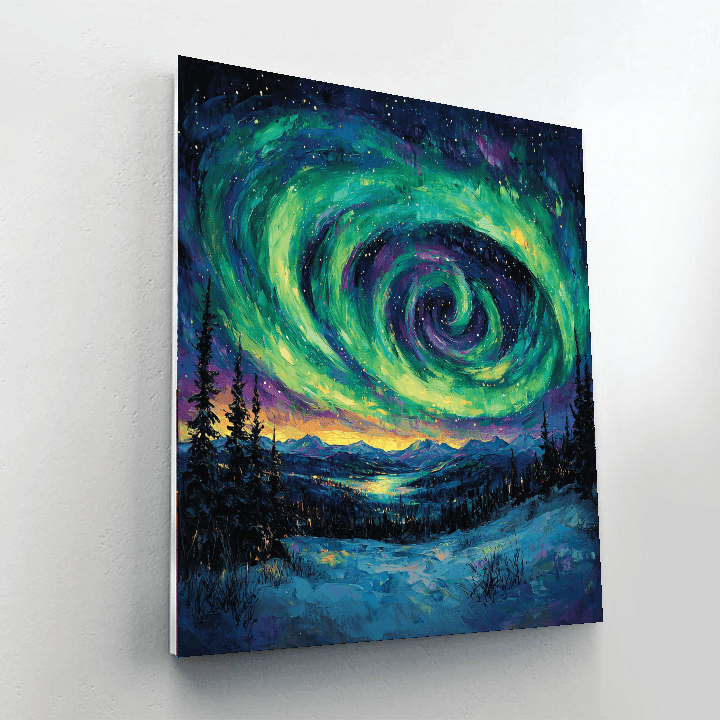 Yellowknife's Northern Lights Paint By Numbers Kits