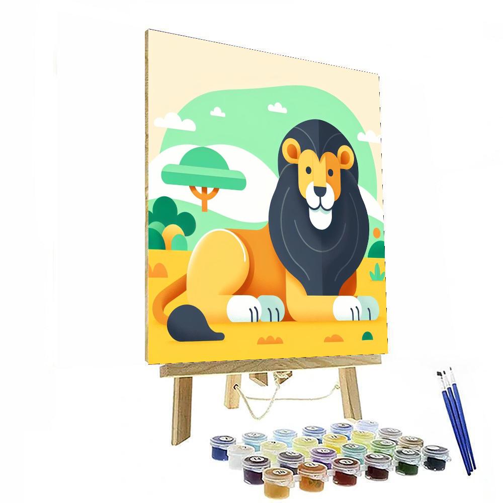 Lion’s Legendary Lounge Paint By Numbers