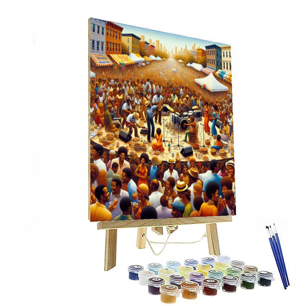 Harlem Renaissance Festival Numbered Painting Kits