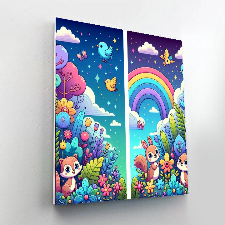 A Magical Garden Of Wishes Paint By Numbers Kits