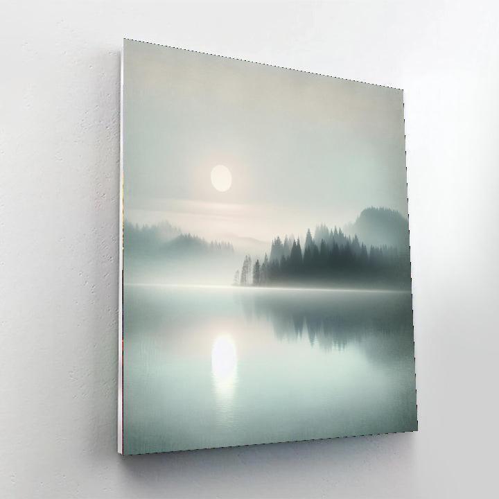 Misty Morning Reflection Paint By Numbers Kits