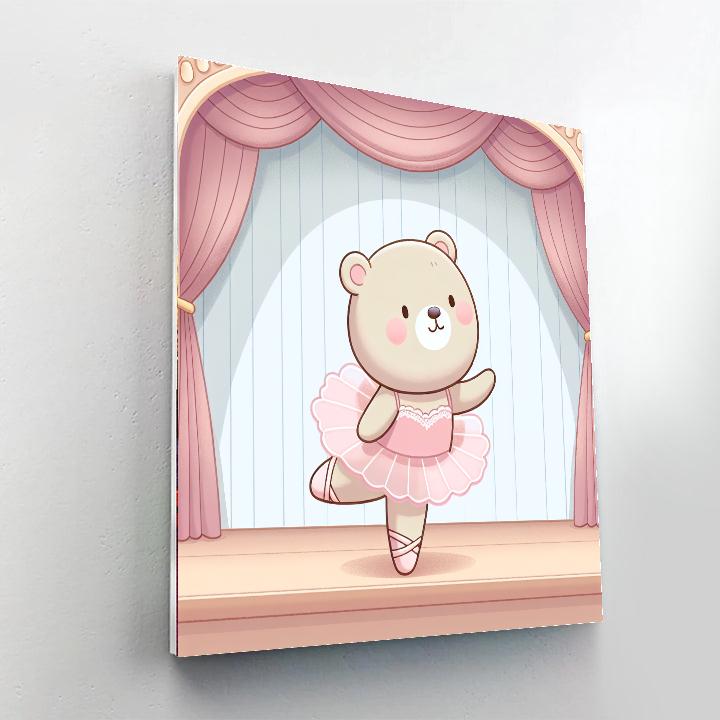 Ballet Bear's Big Performance Paint By Numbers Kits